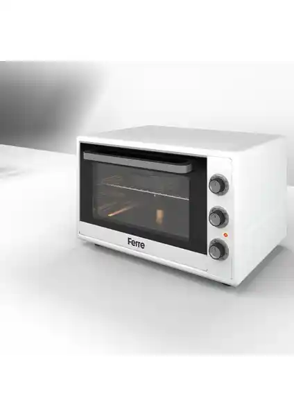 Ferre 60-630-ML Beyaz Mini Fırın: Modern ve Çok Fonksiyonlu Küçük Mutfak Aleti