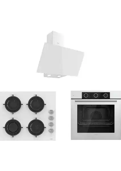 Ferre Beyaz Ankastre Seti: Modern ve Fonksiyonel Mutfaklar İçin Uygun Çözüm