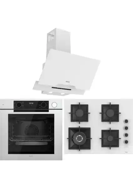 Ferre Fryart Artline Steam QEP64CB: Gelişmiş Teknolojili Çok Fonksiyonlu Mutfak Fırını ve Entegre Ocak Seti