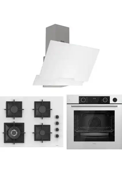 Ferre Fryart Serisi Wok'lu Beyaz Ankastre Seti ile Mutfakta Fonksiyonellik ve Şıklık