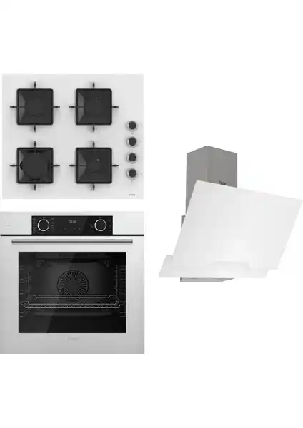 Ferre Fryart Ss Serisi Beyaz Mutfak Seti Modern Tasarım ve Yüksek Performans