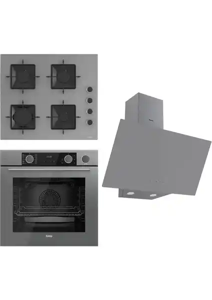 Ferre Steamart Ss Serisi Gri Set: Modern Mutfaklar İçin Yüksek Teknoloji ve Estetik Çözüm