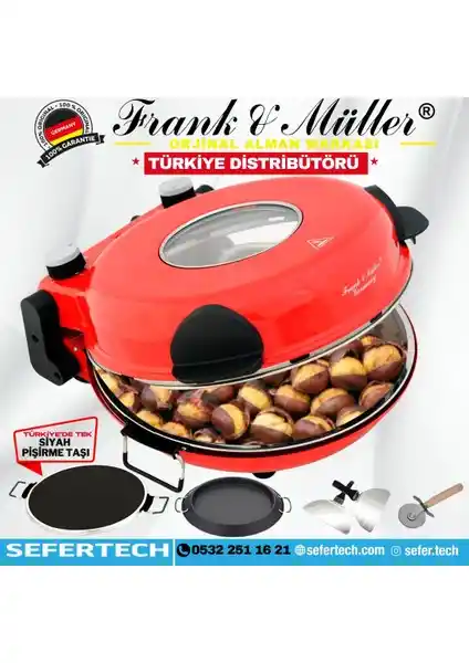Frank & Müller Germany Taş Fırın Kırmızı: Geleneksel Lezzetleri Modern Mutfakta Deneyimleyin