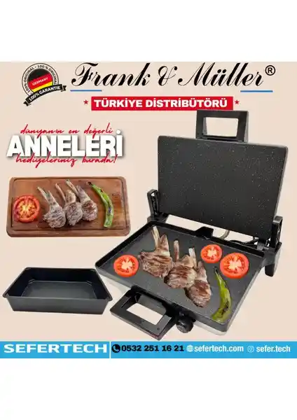 Frank & Müller Silex Versiyon Tepsili Elektrikli Kontakt Izgara Özellikleri ve Kullanım Avantajları