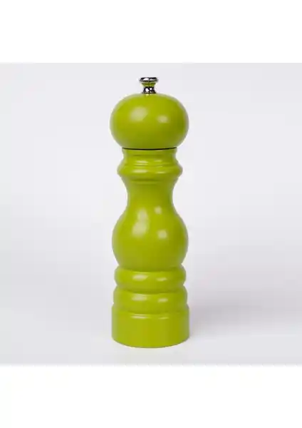 Glios Fıstık Yeşili Ahşap Tuz ve Karabiber El Değirmeni 18 cm ile Pratik ve Şık Mutfak Kullanımı