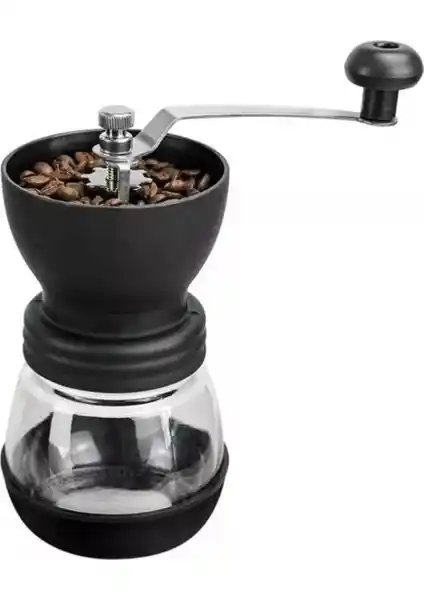 Grossberg Coffee Cam Hazneli Seramik Çekirdek Kahve Öğütücü ile Mükemmel Kahve Deneyimi