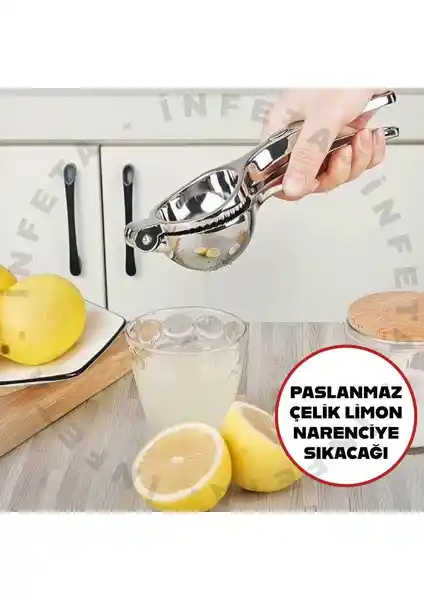 İnfeta Portakal Limon Narenciye Sıkacağı: Dayanıklı ve Pratik Mutfak Aleti