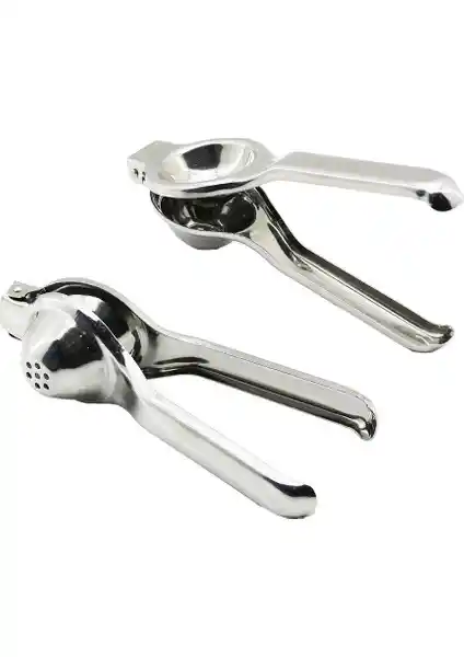 Inox Metal Limon Sıkacak Kollu Pres Modeli 20CM: Dayanıklı ve Pratik Mutfak Gereci