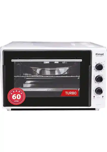 İtimat 8060 Timerli Termostatlı Çift Camlı Köşeli Fırın: Modern Mutfaklar İçin Uygun Performans