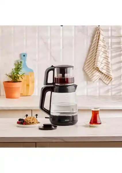 Karaca Glass Tea XL 2-in-1 Cam Çay Makinesi: Geniş Kapasite ve Modern Tasarım Özellikleri