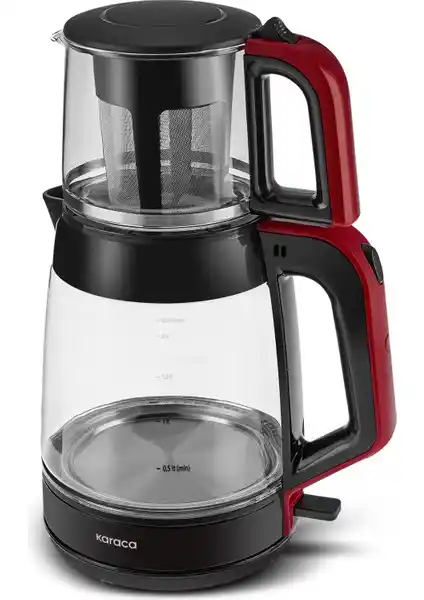 Karaca Glass Tea XL 2'li Cam Çay Makinesi: Şık Tasarım ve Çok Fonksiyonlu Kullanım Özellikleri