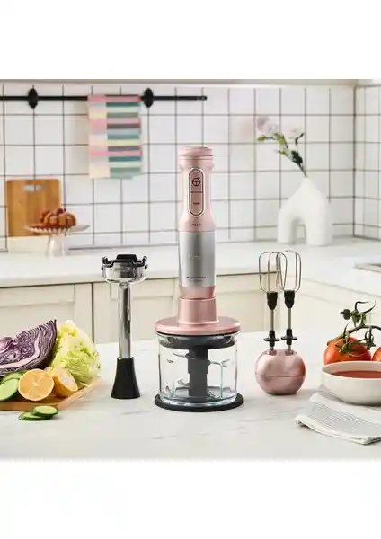 Karaca Mastermaid Prosteel 1000W Blender Seti: Yüksek Performans ve Estetik Tasarım