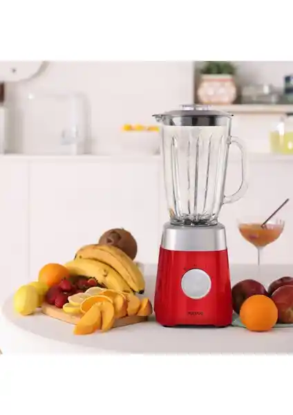 Karaca Multiblend Smoothie Blender Kırmızı 1000W ile Sağlıklı İçecekler Hazırlayın
