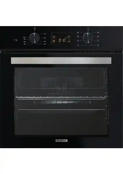 Kumtel Dijital Siyah Cam Ankastre Fırın: Modern ve Enerji Verimli Mutfak Çözümü