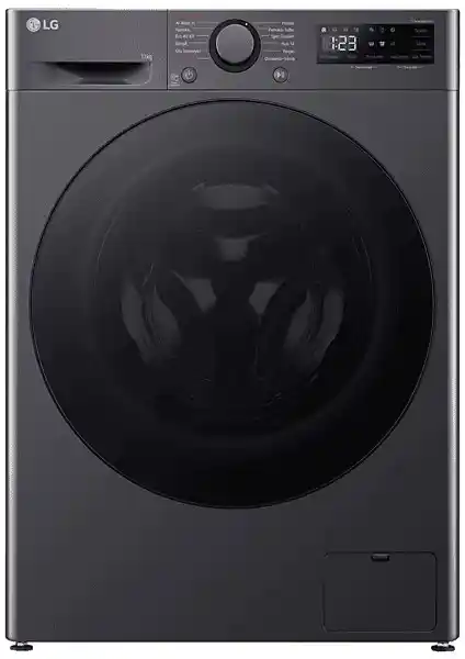 LG F4Y5EYWYJ Çamaşır Makinesi 11kg Kapasiteli ve 1400 Devirli Siyah Model
