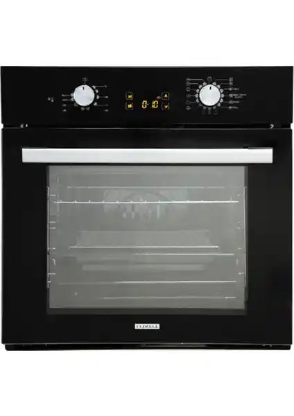 Luxell B66-SGF3 Opall Siyah Ankastre Fırın Modern Mutfaklar İçin Çok Fonksiyonlu ve Enerji Verimli