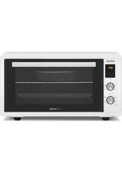 Simfer 4558 Turbo Dijital Ekranlı Çift Cam 45 Lt. Midi Fırın Modern Mutfaklar İçin