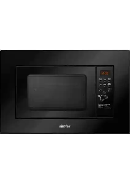 Simfer MD2350 Siyah Mikrodalga Fırın: Şık Tasarım ve Gelişmiş Fonksiyonlar ile Modern Mutfaklar İçin Ideal Çözüm