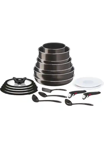 Tefal L15099 Ingenio Titanyum 2X 19 Parça Seti: Dayanıklı ve Çok Fonksiyonlu Mutfak Gereçleri