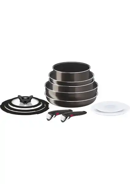 Tefal Titanium 2X Ingenio XL Intense 12 Parça Tava ve Tencere Seti Modern Mutfaklar İçin