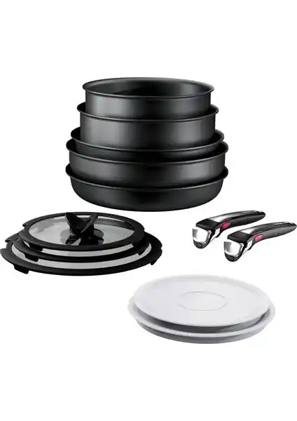 Tefal Titanyum 6X Ingenio UnlimitedOne 12 Parça Tencere Seti Yüksek Dayanıklılık ve Çok Yönlü Kullanım