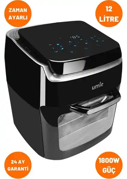 Umie AF12 Advanced Pro XXL 12L Siyah Dijital Göstergeli Çok Fonksiyonlu Fırın İncelemesi