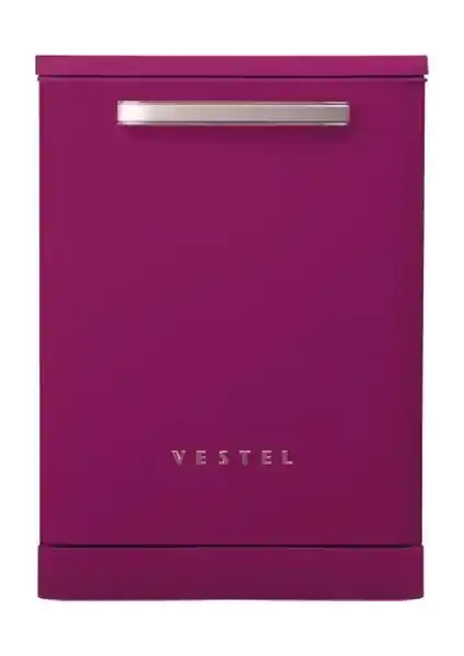 Vestel BM 5001 Retro Pembe 5 Programlı Bulaşık Makinesi Günlük Kullanım İçin Uygun