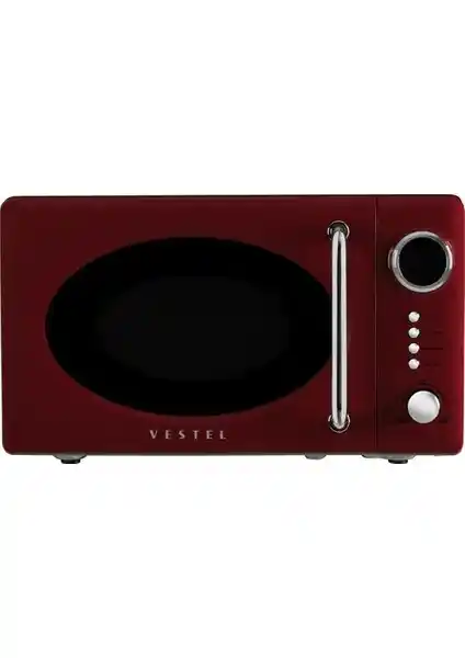 Vestel MD 20 YD Retro Bordo Mikrodalga Fırın: Şık ve Fonksiyonel Mutfak Aksesuarı