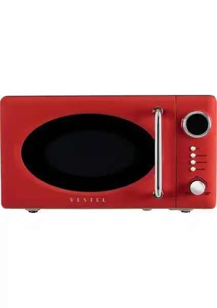 Vestel MD 20 YD Retro Kırmızı Mikrodalga Fırın: Şık ve Fonksiyonel Mutfak Arkadaşı