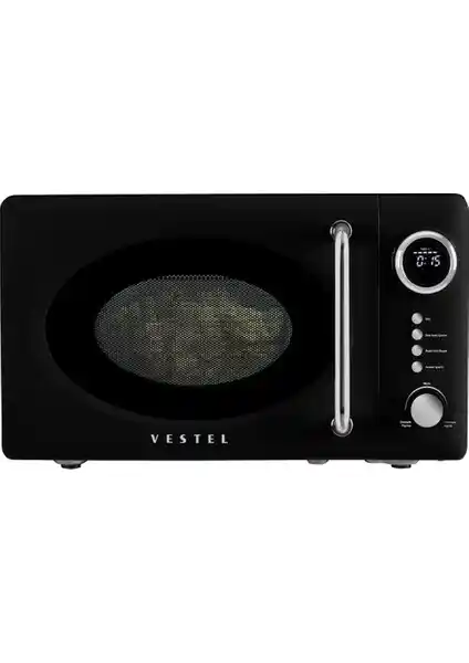 Vestel MD 20 YD Retro Siyah Mikrodalga Fırın: Estetik ve Fonksiyonellik Bir Arada