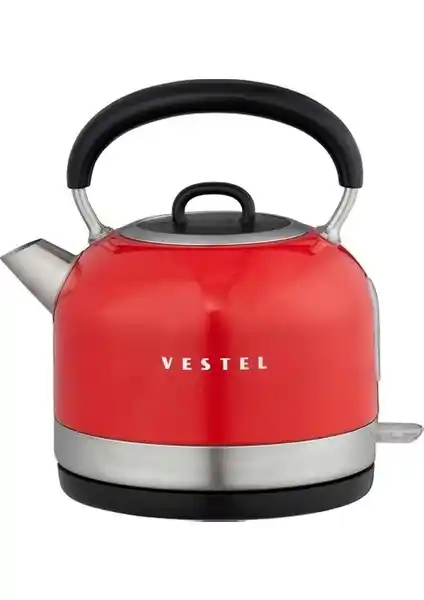 Vestel Retro Kırmızı Su Isıtıcı: Şık Tasarım ve Yüksek Performanslı Kullanım Özellikleri