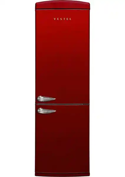 Vestel Retro NFK37101 Bordo No-Frost Buzdolabı: Estetik ve Teknolojinin Birleşimi