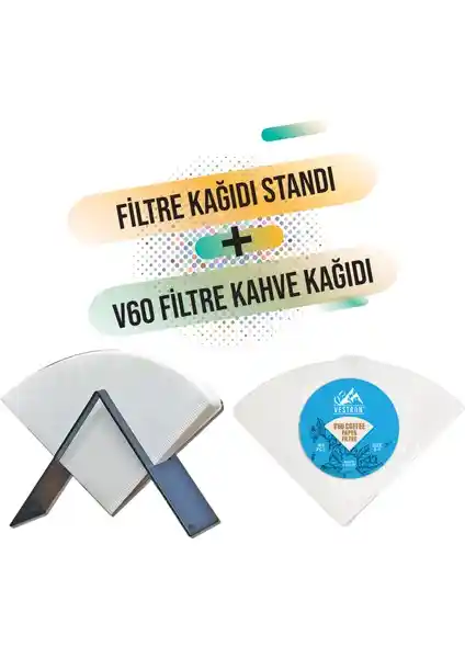 Vestron Metal Filtre Tutucu ve V60 Filtre Kağıdı Seti İncelemesi