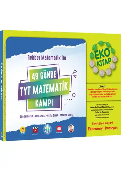 49 Günde TYT Matematik Kampı Eko Kitabı: Kapsamlı ve Pratik Sınava Hazırlık Rehberi