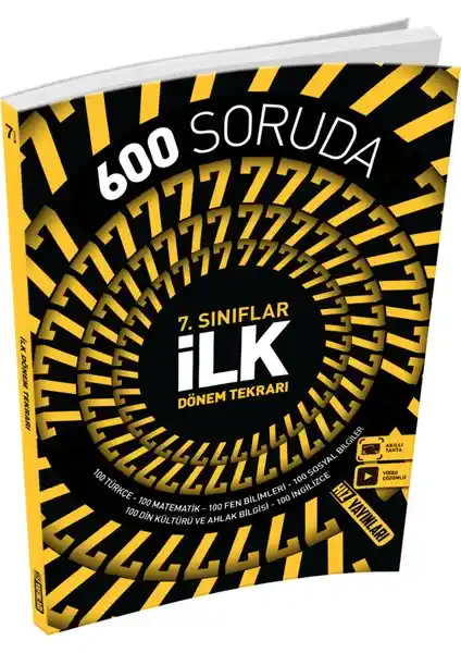 7. Sınıf İlk Dönem Teşvik Edici Soru Bankası Hız Yayınları 600 Soru ile Hazırlık