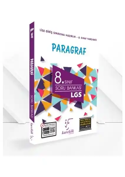 8. Sınıf LGS Paragraf Soru Bankası Karekök Yayıncılık Güçlü Sınav Hazırlık Kaynağı