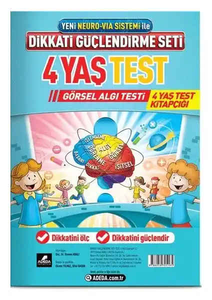 Adeda DGS 4 Yaş Görsel Algı Testi: Çocukların Dikkat ve Bilişsel Gelişimini Destekleyen Eğitim Aracı
