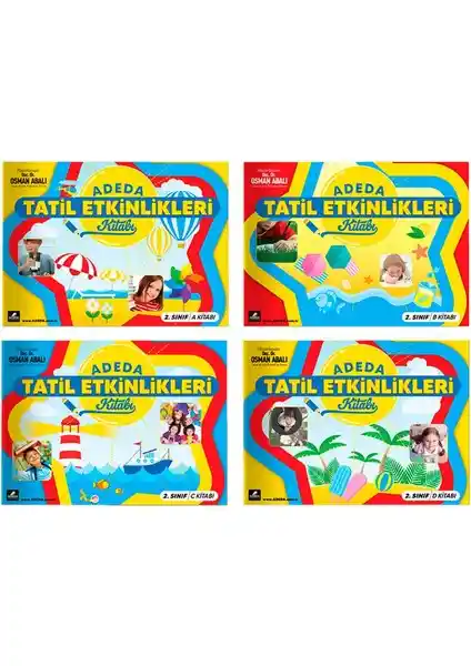 Adeda Tatil Etkinlikleri Kitabı 2. Sınıf: Yaz Tatilinde Öğrenmeyi Eğlenceyle Birleştirir