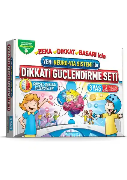 Adeda Yayıncılık Dikkati Güçlendirme Seti Çocukların Zihinsel ve Dikkat Gelişimine Katkı Sağlar