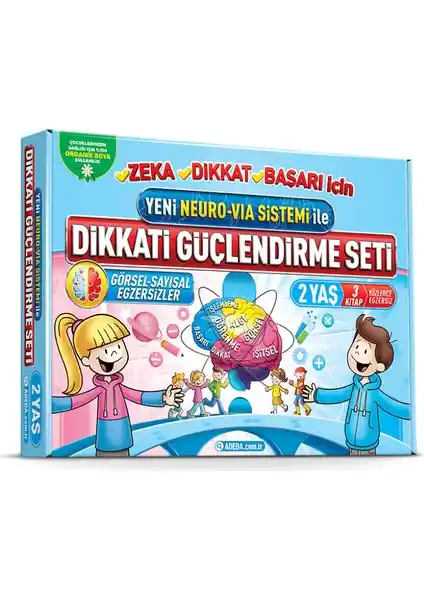 Adeda Yayıncılık Dikkati Güçlendirme Seti: Erken Çocuklukta Beyin ve Dikkat Gelişimi