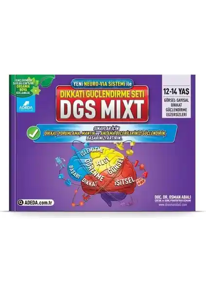 Adeda Yayıncılık Dikkati Güçlendirme Seti Mixt 12-14 Yaş Çocuklar İçin Eğitim ve Gelişim Aracı