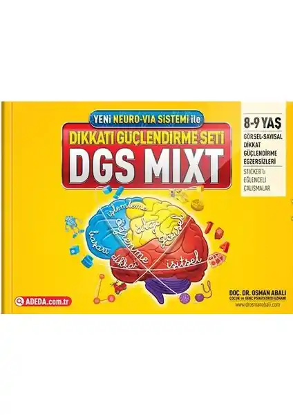 Adeda Yayıncılık Dikkati Güçlendirme Seti Mixt 8-9 Yaş Çocuklar İçin Etkili Eğitim Aracı