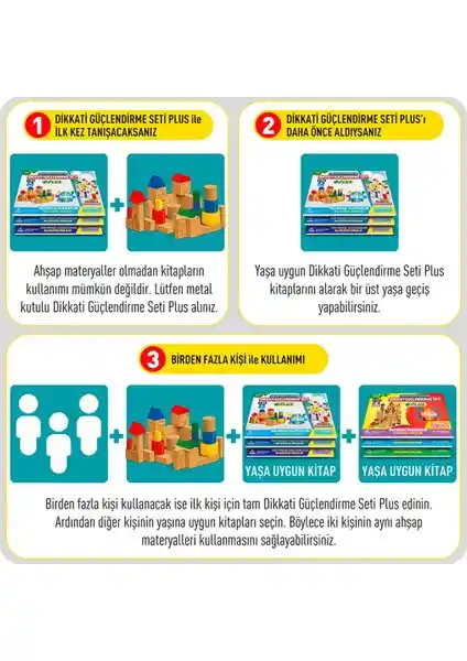 Adeda Yayıncılık Easy Dikkati Güçlendirme Seti 6-9 Yaş B Kitapçığı ile Çocukların Zeka ve Dikkat Becerileri Gelişir