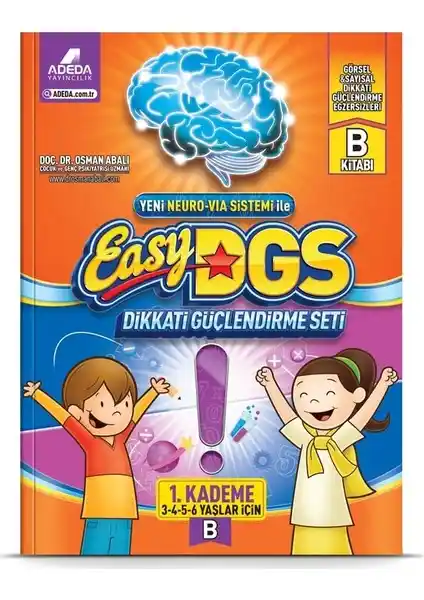 Adeda Yayıncılık Easy Dikkati Güçlendirme Seti: Erken Çocuklukta Dikkat ve Zeka Gelişimi İçin Uygun Eğitim Aracı