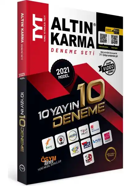 Altın Karma Yayınları 2021 TYT Üniversite Hazırlık Deneme Seti Detaylı İnceleme ve Değerlendirme