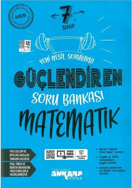 Ankara Yayıncılık 7. Sınıf Matematik Güçlendiren Soru Bankası Güncel ve Etkili Bir Eğitim Kaynağı
