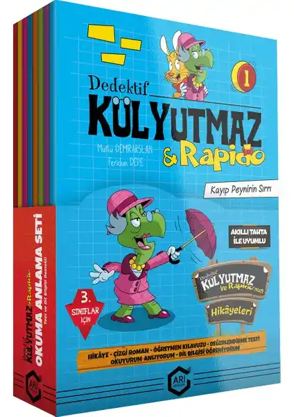 Arı Yayıncılık 3. Sınıf Dedektif Külyutmaz ve Rafido Kitap Seti ile Okuma Becerilerinizi Geliştirin