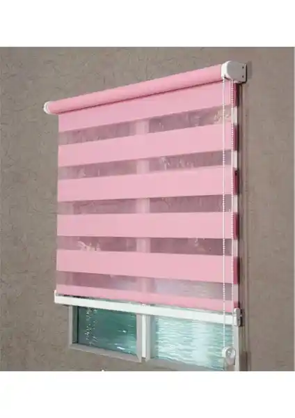 Asy Home Pembe Bambu ve Binbir Perde Gri Beyaz Kırçıllı Zebra Perde Karşılaştırması