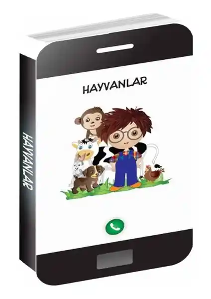Beta Kids Hayvanlar Çocuklar İçin Eğitici ve Eğlenceli Kitap Serisi, Erken Dil ve Görsel Öğrenme Destekli