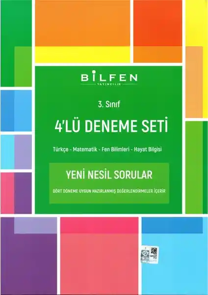 Bilfen 3. Sınıf 4'lü Deneme Seti 2024: Sınavlara Etkili Hazırlık için Güvenilir Eğitim Aracı